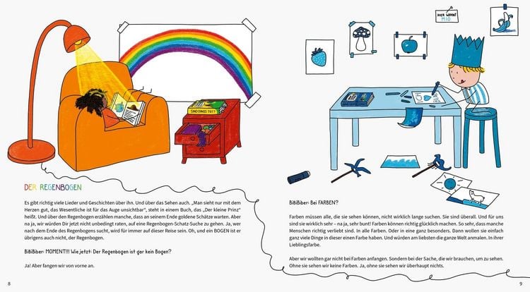 Produktbild: BiBiBiber hat da mal 'ne Frage. Welche Farben hat der Regenbogen?