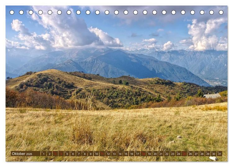 Produktbild: Lago Maggiore - Bezaubernde Orte am Westufer (Tischkalender 2026 DIN A5 quer), CALVENDO Monatskalender