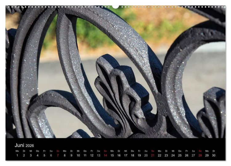 Produktbild: Der Gusseiserne Turm zu L&ouml;bau (hochwertiger Premium Wandkalender 2026 DIN A2 quer), Kunstdruck in Hochglanz