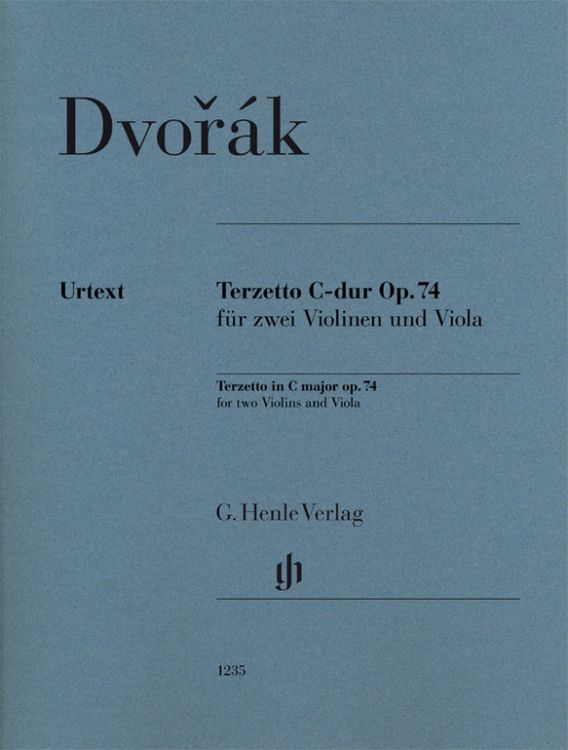 Produktbild: Anton&iacute;n Dvor&aacute;k - Terzetto C-dur op. 74 f&uuml;r zwei Violinen und Viola