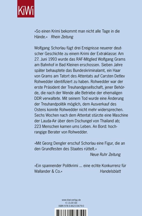 Die blaue Liste / Georg Dengler Band 1