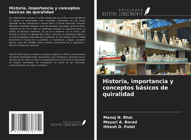 Produktbild: Historia, importancia y conceptos b&aacute;sicos de quiralidad