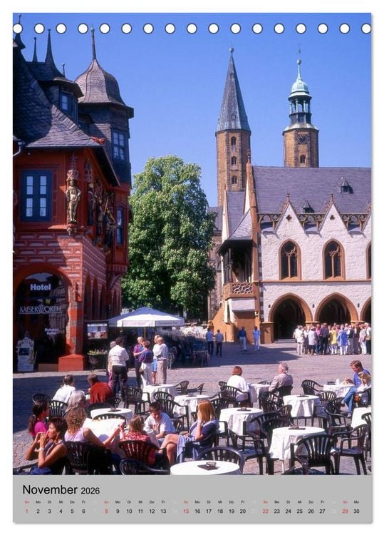 Produktbild: Der Harz und seine Sehensw&uuml;rdigkeiten (Tischkalender 2026 DIN A5 hoch), CALVENDO Monatskalender