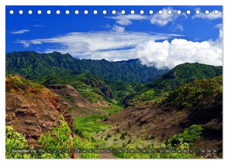 Produktbild: Hawaii - Inseln am anderen Ende der Welt (Tischkalender 2026 DIN A5 quer), CALVENDO Monatskalender