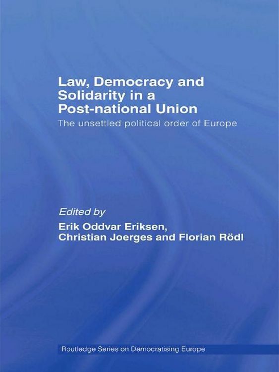 Produktbild: Law, Democracy and Solidarity in a Post-national Union
