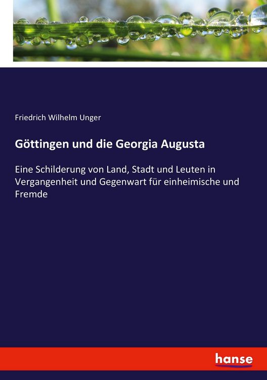 Produktbild: G&ouml;ttingen und die Georgia Augusta