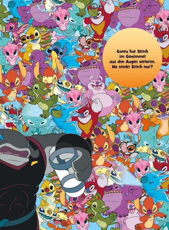 Produktbild: Disney Stitch: Mein Wimmelmalblock