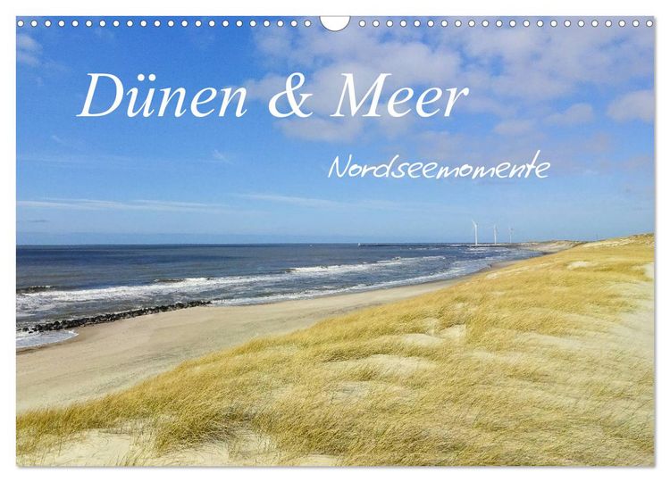 Produktbild: D&uuml;nen und Meer Nordseemomente (Wandkalender 2026 DIN A3 quer), CALVENDO Monatskalender