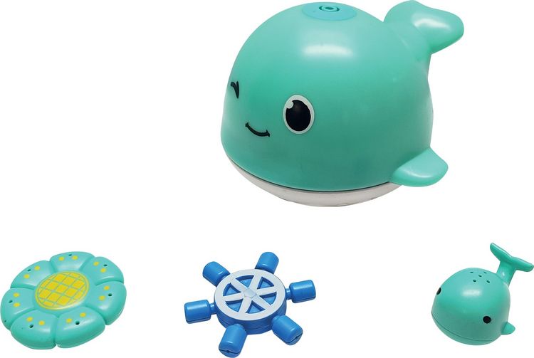 Produktbild: SpielMaus Baby Badewannen-Sprinkler Wal, mit Licht