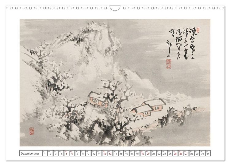 Produktbild: Yoshitsugu Haizan (Wandkalender 2026 DIN A3 quer), CALVENDO Monatskalender