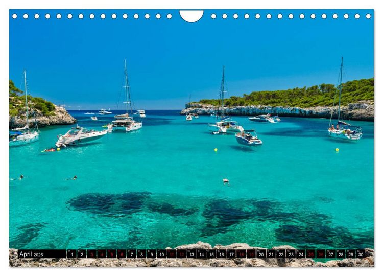 Produktbild: Mallorca - Ahoi (Wandkalender 2026 DIN A4 quer), CALVENDO Monatskalender