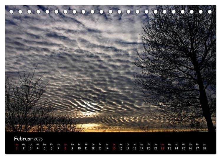 Produktbild: Ostfriesland - Land und Wetter (Tischkalender 2026 DIN A5 quer), CALVENDO Monatskalender