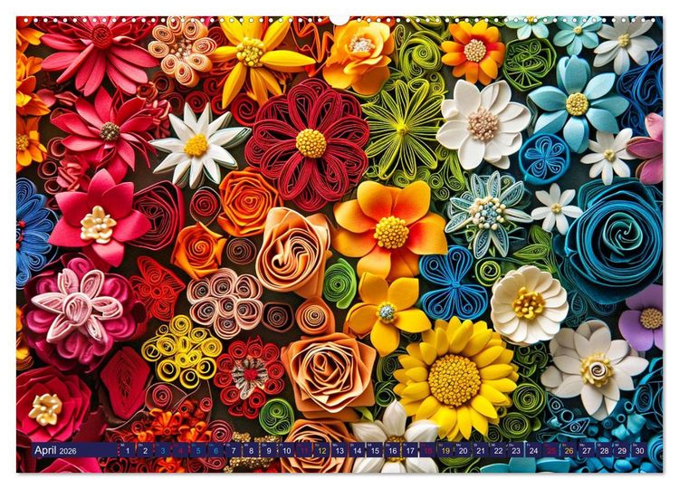 Produktbild: Patchwork - Farben und Formen (Wandkalender 2026 DIN A2 quer), CALVENDO Monatskalender