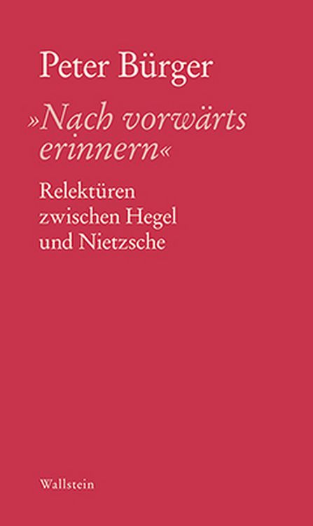 Produktbild: &raquo;Nach vorw&auml;rts erinnern&laquo;