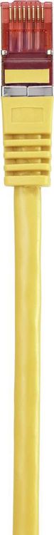 Produktbild: Renkforce RF-5372560 RJ45 Patchkabel CAT 6 S/FTP 3.00 m Gelb mit Rastnasenschutz, vergoldete Steckkontakte, Flammwidrig 1 St.