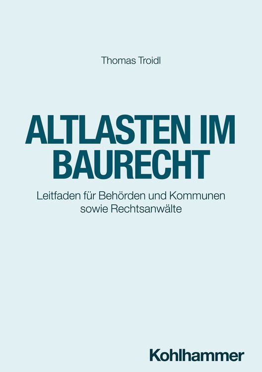 Produktbild: Altlasten im Baurecht