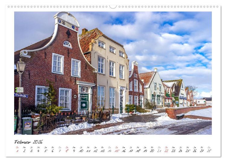 Produktbild: Fischerdorf Greetsiel (hochwertiger Premium Wandkalender 2026 DIN A2 quer), Kunstdruck in Hochglanz