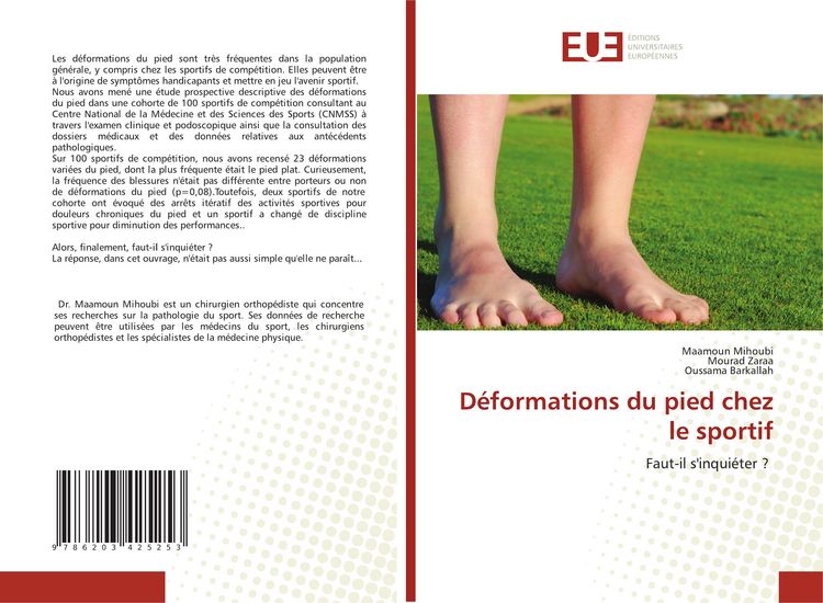 Produktbild: D&eacute;formations du pied chez le sportif