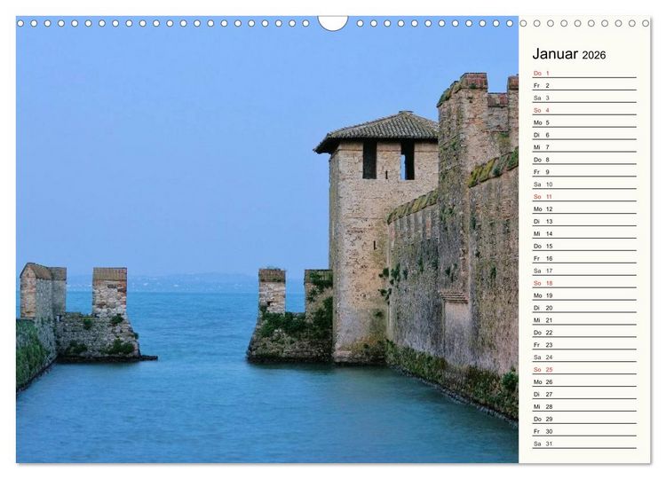 Produktbild: Gardasee (Wandkalender 2026 DIN A3 quer), CALVENDO Monatskalender