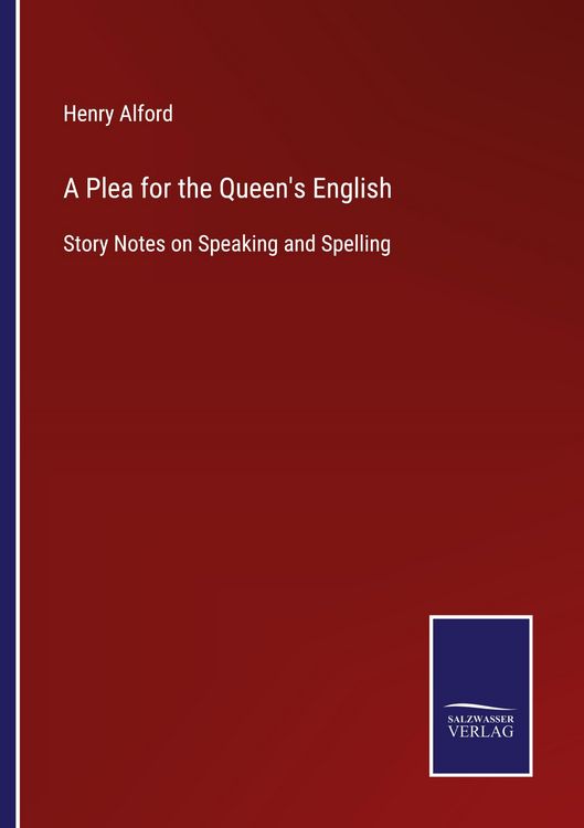 Produktbild: A Plea for the Queen's English