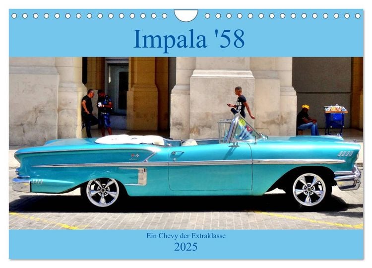 Produktbild: Impala '58 - Ein Chevy der Extraklasse (Wandkalender 2025 DIN A4 quer), CALVENDO Monatskalender