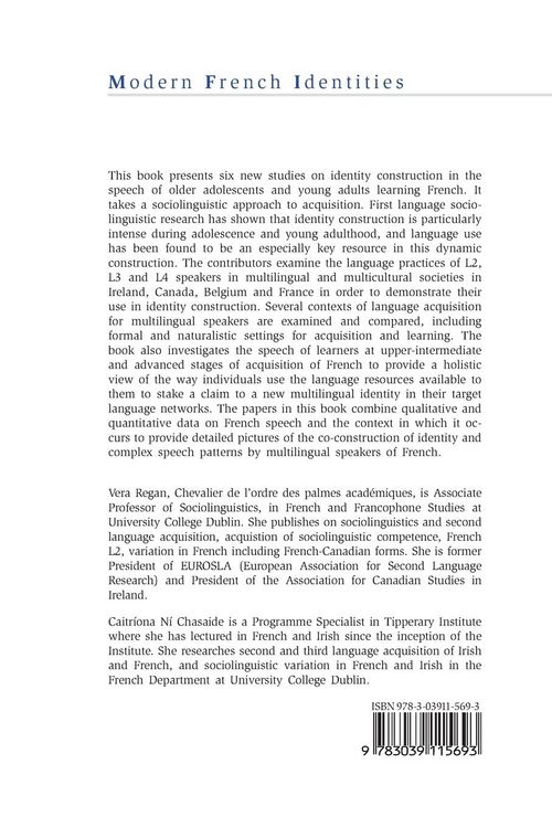 Produktbild: Language Practices and Identity Construction by Multilingual Speakers of French L2