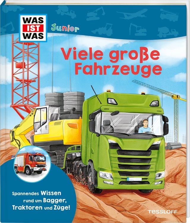 Produktbild: WAS IST WAS Junior Viele große Fahrzeuge