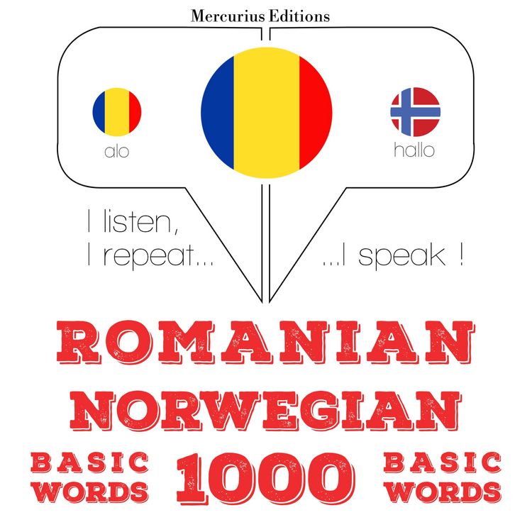 Produktbild: Rom&acirc;nă - norvegiană: 1000 de cuvinte de bază