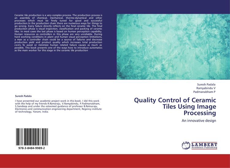 Produktbild: Quality Control of Ceramic Tiles Using Image Processing