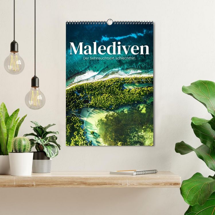 Produktbild: Malediven - Der Sehnsuchtsort schlechthin. (Wandkalender 2026 DIN A3 hoch), CALVENDO Monatskalender