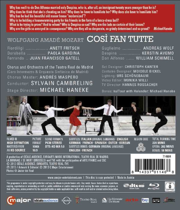 Produktbild: Mozart - Cosi fan tutte