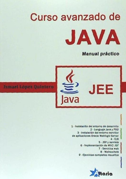 Produktbild: Curso avanzado de Java JEE : manual pr&aacute;ctico