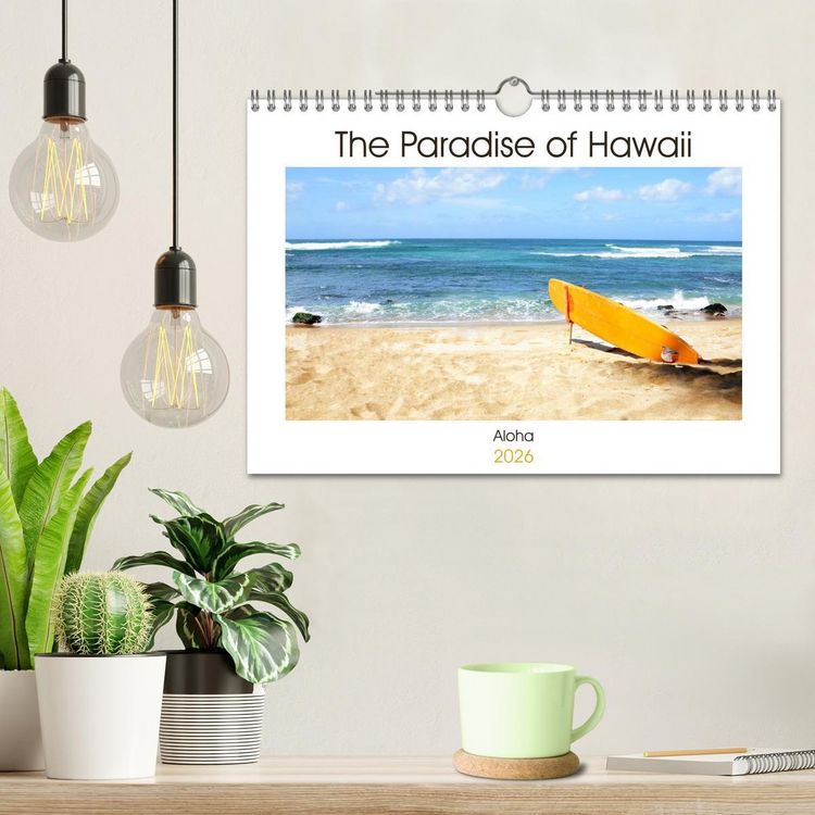 Produktbild: The Paradise of Hawaii (Wall Calendar 2026 DIN A4 landscape), CALVENDO 12 Month Wall Calendar