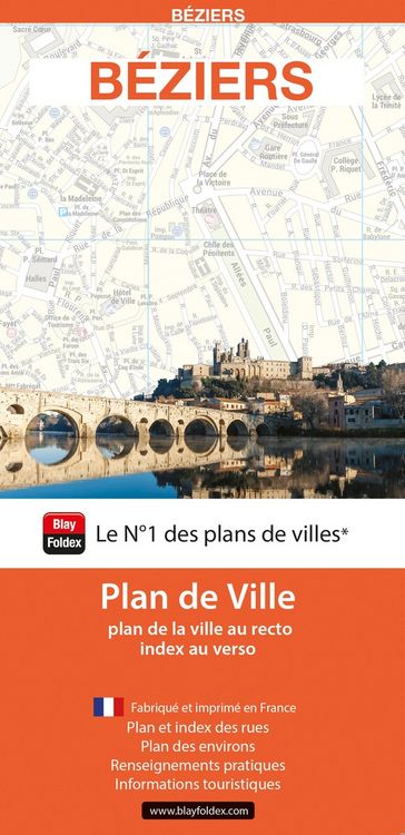 Produktbild: Beziers : Plan de Ville (Edition 2025)