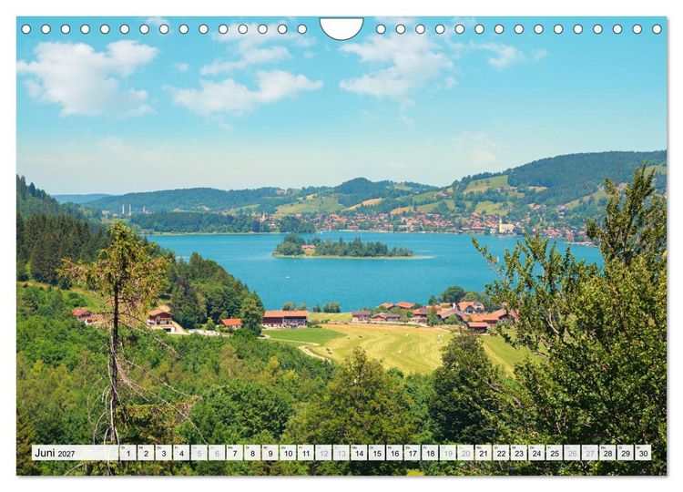 Produktbild: Schliersee-Idylle (Wandkalender 2027 DIN A4 quer), CALVENDO Monatskalender