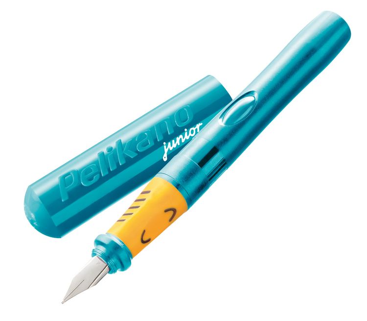 Produktbild: Pelikan Schreiblernf&uuml;llhalter Pelikano Junior, T&uuml;rkis, Feder A, f&uuml;r Rechtsh&auml;nder