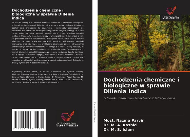 Produktbild: Dochodzenia chemiczne i biologiczne w sprawie Dillenia indica