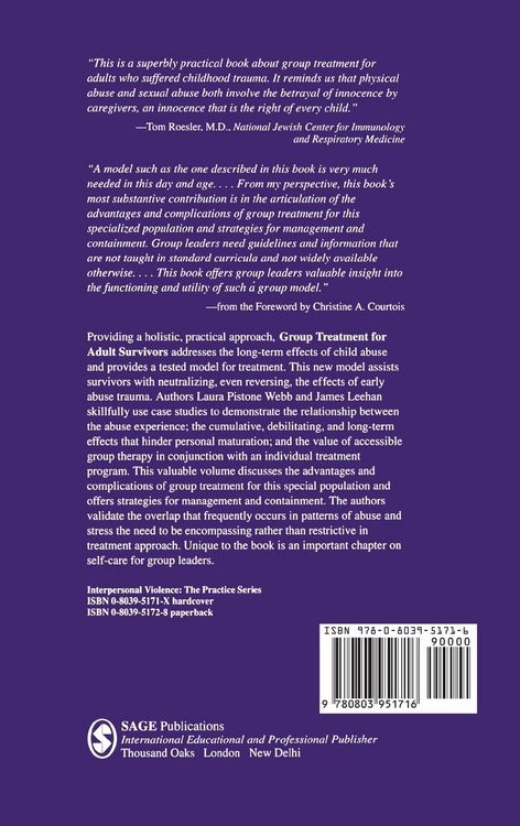 Produktbild: Group Treatment for Adult Survivors of Abuse