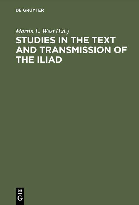 Produktbild: Studies in the Text and Transmission of the Iliad