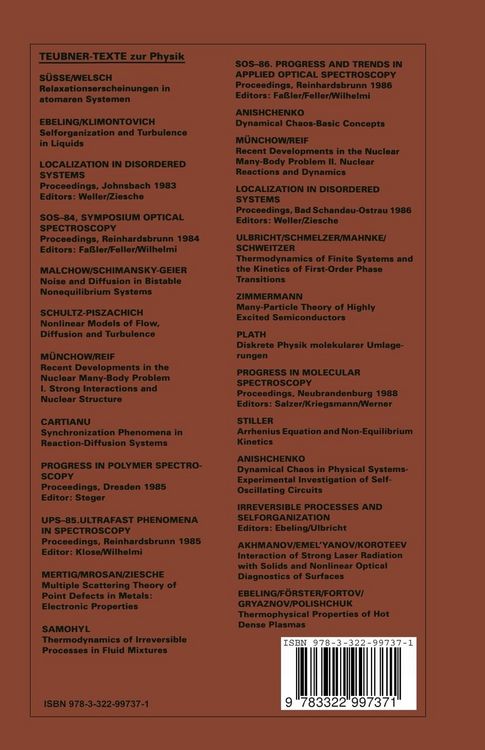 Produktbild: Physics of Nonideal Plasmas