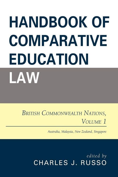 Produktbild: Handbook of Comparative Education Law
