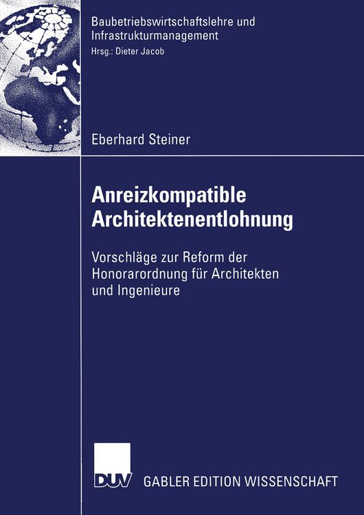 Produktbild: Anreizkompatible Architektenentlohnung