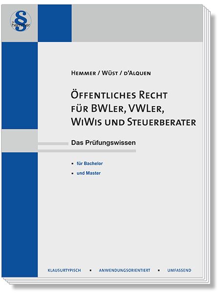 Produktbild: &Ouml;ffentliches Recht f&uuml;r BWL'er, WiWi's und Steuerberater