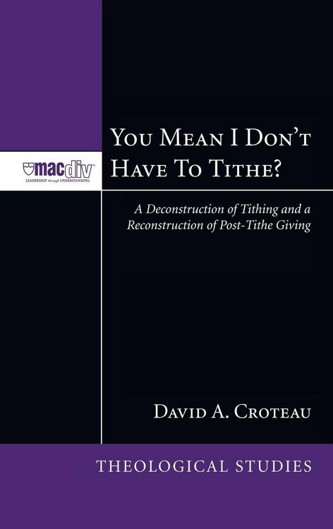 Produktbild: You Mean I Don't Have to Tithe?