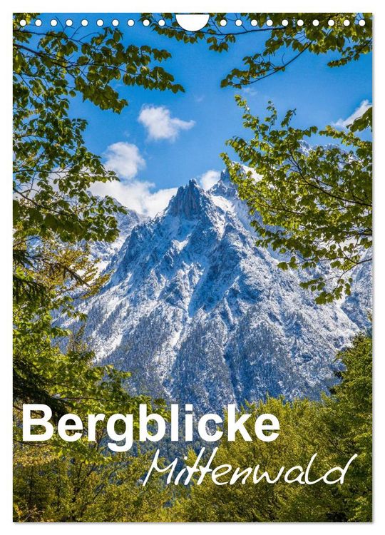 Produktbild: Bergblicke - Mittenwald (Wandkalender 2026 DIN A4 hoch), CALVENDO Monatskalender