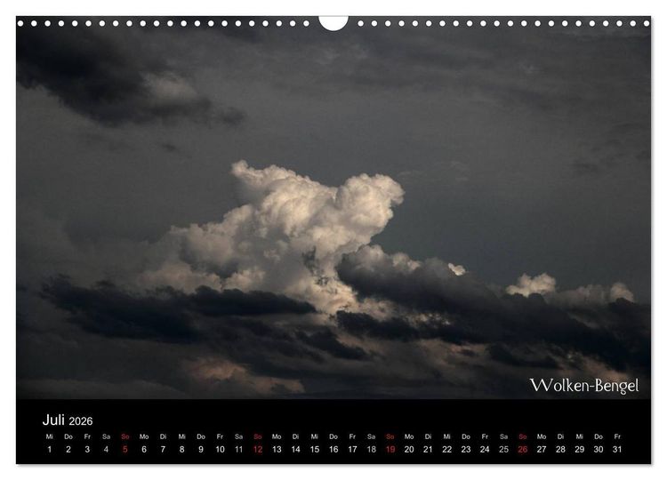 Produktbild: Wolken-Kunstwerke (Wandkalender 2026 DIN A3 quer), CALVENDO Monatskalender