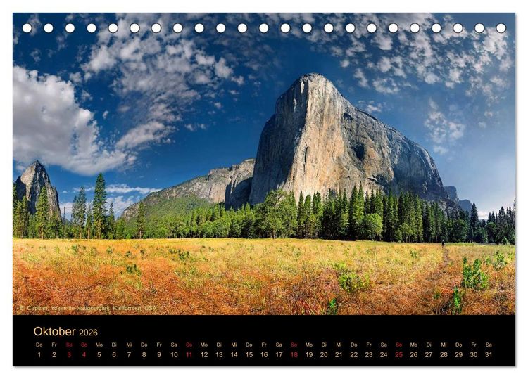 Produktbild: USA Der S&uuml;dwesten - Einzigartige Monumente (Tischkalender 2026 DIN A5 quer), CALVENDO Monatskalender