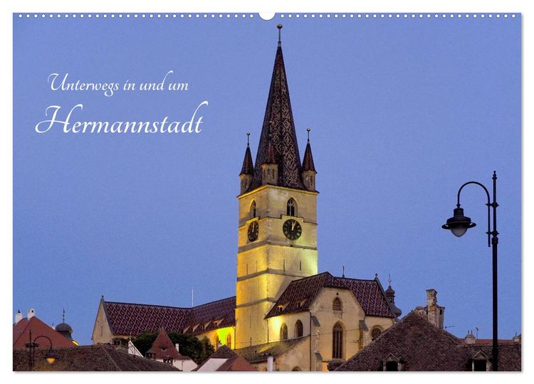 Produktbild: Unterwegs in und um Hermannstadt (Wandkalender 2026 DIN A2 quer), CALVENDO Monatskalender