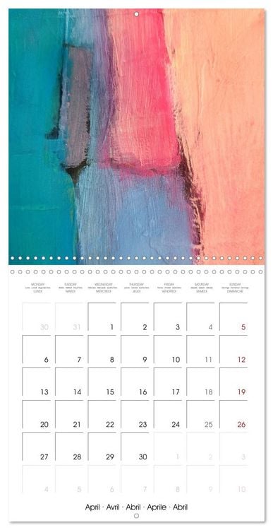 Produktbild: Finding silence in colours (Wall Calendar 2026 12 &times; 12 Inch) CALVENDO 12 Month Wall Calendar