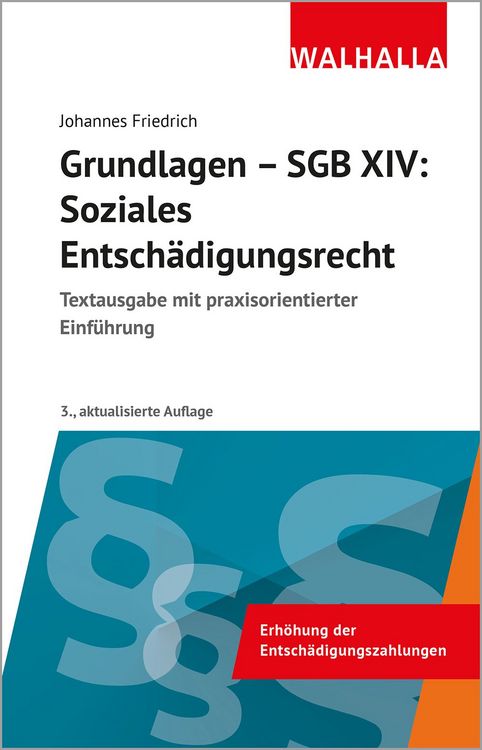 Produktbild: Grundlagen SGB XIV - Soziales Entsch&auml;digungsrecht